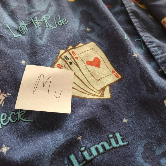 Dem Crazy men's shirt sz.XL print  card player - Picture 7 of 7